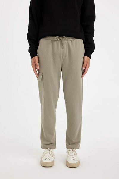 DeFacto Pantaloni de sport Slim Fit Slim Fit Cargo Buzunar cu picioare drepte D6090AX24AU