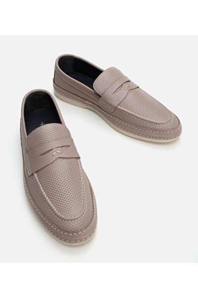 Hotiç Men's Leather Mink Loafer