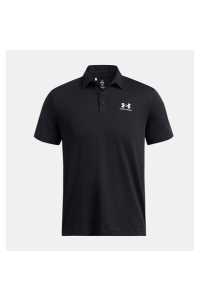 Under Armour Ua Icon Polo 1386608-001 Ανδρικό μαύρο μπλουζάκι