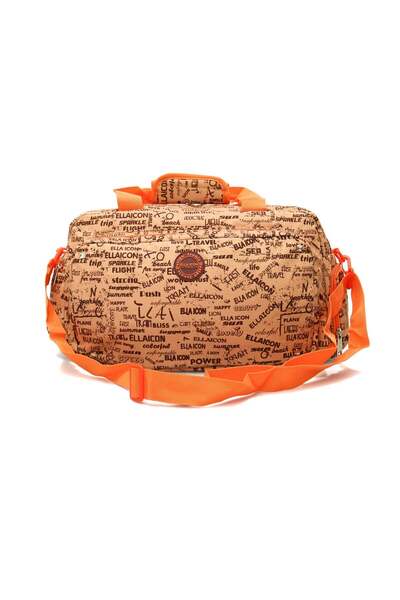 Ella Icon Τσάντα ταξιδίου Ella Icon, Sand, Μπεζ, 25 x 45 x 28cm