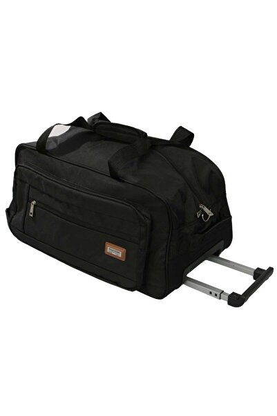 Ella Icon Τσάντα ταξιδίου με τροχήλατο, Αθήνα, Μαύρη, 55x30x30cm