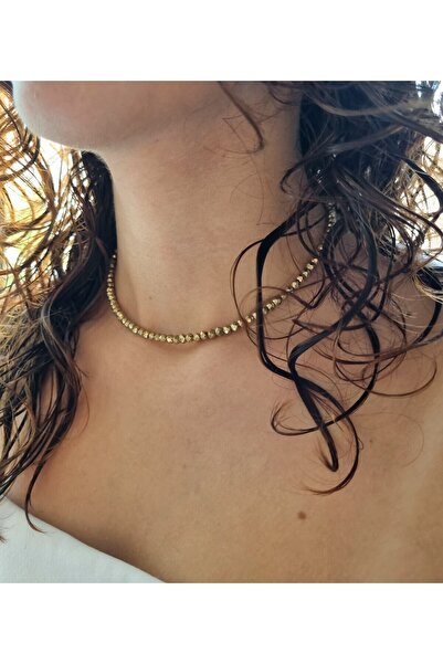 NEMOR STUDIO قلادة كريستال صفراء