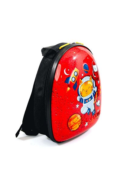 Ella Icon Children's Backpack Space Cat Red 32X26X12 Cm