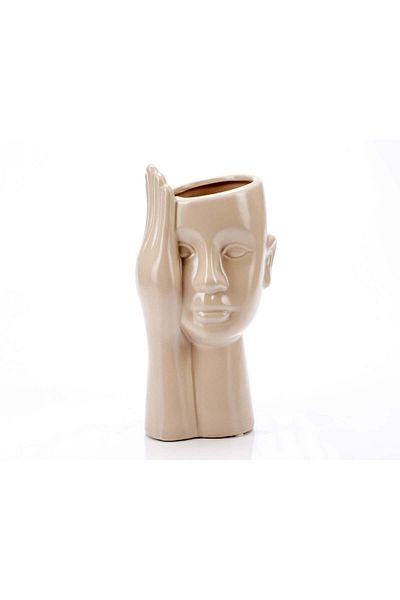 Ella Home Italia Vaza decorativa "Mind" crem