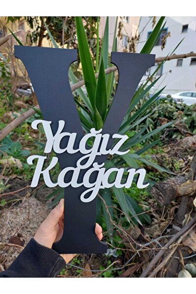 ARSERGROUP Bebek Ve Çocuk Odası Ahşap Harf Kapı Süsü Isimlik Bebek Hediyelik