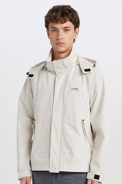 DeFacto Regular Fit Hooded Zippered Snap Closure Seasonal Lightweight Coat C8284Ax24Au
