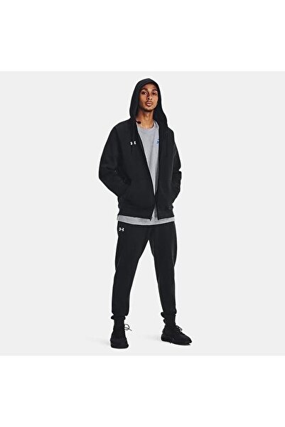 Under Armour Erkek UA Rival Fleece Tam Boy Fermuarlı Kapüşonlu Üst 1379767-001