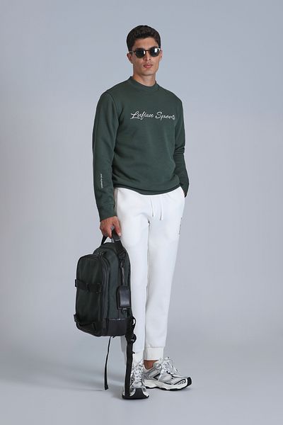 Lufian Dark Green Men's Sweatshirt - 112030137   Loved