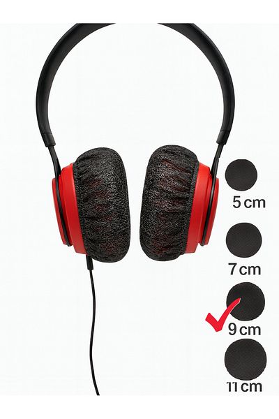 white guard Disposable Headphone Cap, Headphone Cover, Overshoes (Pack of 100) 9 cm (L) Black