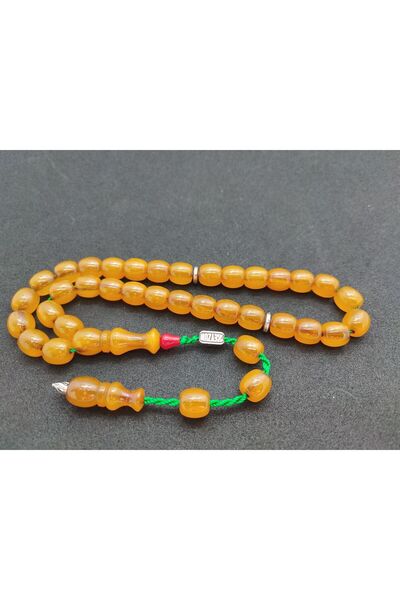 İskeçe Tesbih Zeyzun Usta Eseri Dik Damar (İmza Çivi Ara Pullar Gümüş) Sıkma ...