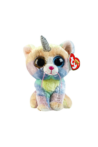 Genel Markalar Ty Beanie Boos Boynuzlu Kedi Peluş Heather 15 Cm |1 Adet|