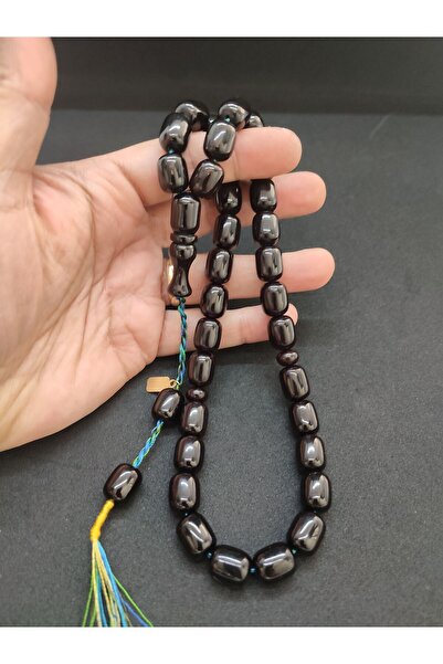 İskeçe Exclusive Osama Omari Master Work 50 Years Old Rooster Imam Counterbore German Faturan Rosary Certified 7894