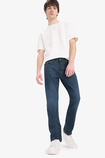 DeFacto Sergio Regular Fit Normal Kalıp Normal Bel Boru Paça Jean Pantolon B4538AX24AU