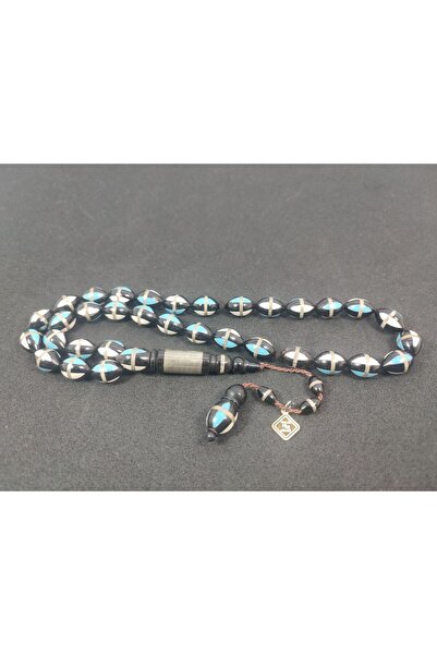 İskeçe Tesbih Halil Hilmi Master Work Mine and Silver Spiral Color Top One Ku...