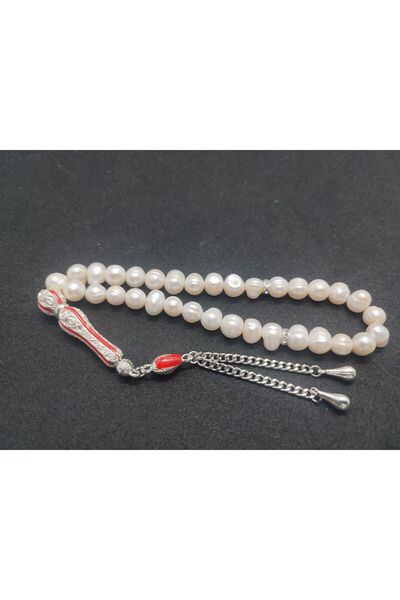 İskeçe Tesbih Combinație de ciucuri filigran Rare Species Birthing Pearl Cert...