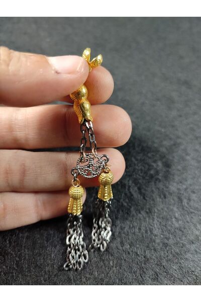 İskeçe Tesbih Tassel de mărgele de rugăciune din argint german