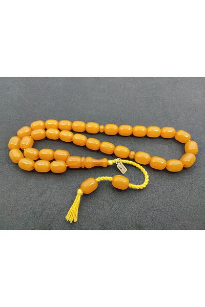İskeçe Exclusive Osama Omari Master Artifact 50 de ani Roșu Imame Inclined German Faturan Tasbih Certified 7806