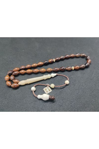 İskeçe Exclusive Halil Hilmi Master Artifact Hand Size Camel Bone Combination Natural Kuka Certified 8212