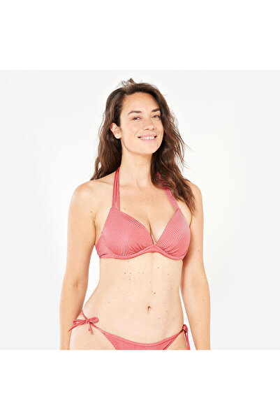 Decathlon Kadın Bikini Üstü - Push Up Etkili - Pembe - Elena Uni