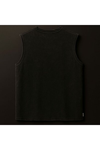 technomonkey Black Men's Cotton Training Sports Tank Top Oversize Washable Pump It Printed Sleeveless T-Shirt