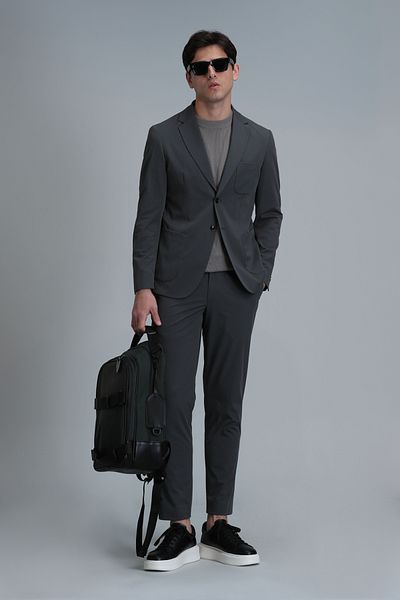 Lufian Jachetă Blazer pentru bărbați Mex Sport Slim Fit Verde