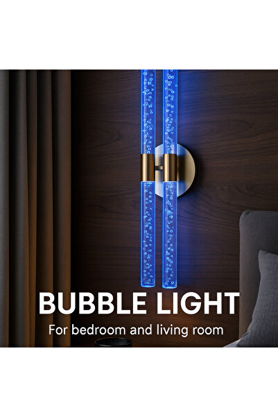 BACKHOME Bh Bubblelight Dubble Şık Ve Zarif Modern Led Duvar Aplik Gold Rgb Elektrikli Kumandalı