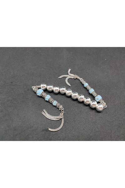 İskeçe Tesbih Срібний чотник з низьким налаштуванням, дві частини, з різьблен...