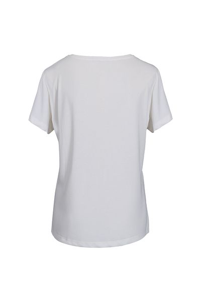 Lufian Tricou de damă ecru - Ufızı