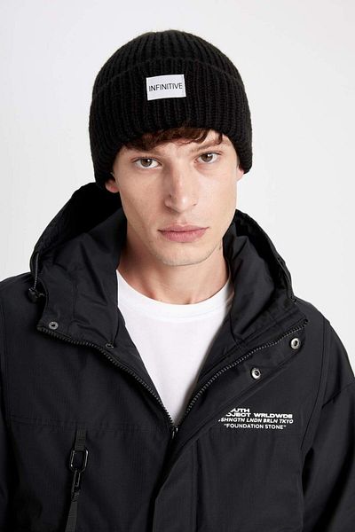 DeFacto Men's Woven Label Beret U9177Az24Wn