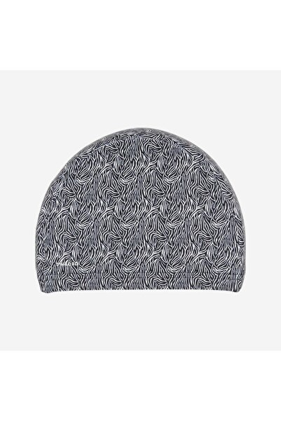 Decathlon Havuz Bonesi - M Beden - Beyaz/Siyah/Zebra Baskılı