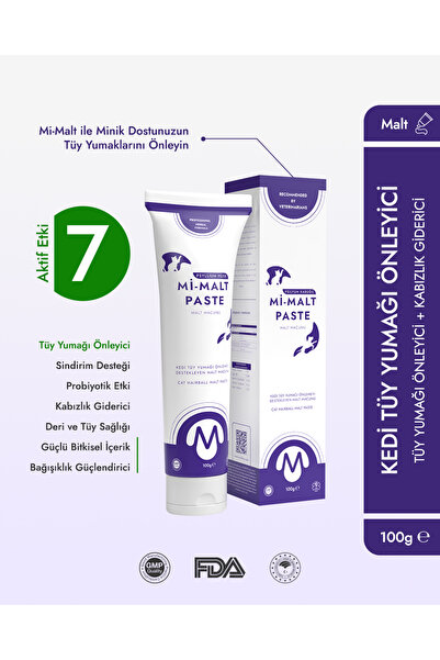 Miniklisi Kedi Tüy Yumağı Önleyici Malt Macunu 100 gr Mi-Malt Paste