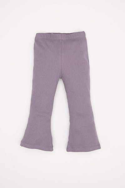 DeFacto Baby Mädchen Blume gedruckt Baumwolle Sweatshirt gerippt Camisole Leggings Bottom Top Set D5493a5ns