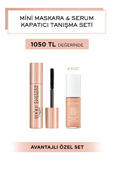 Lancome Mini Maskara & Serum Kapatıcı Özel Set 8690595215167