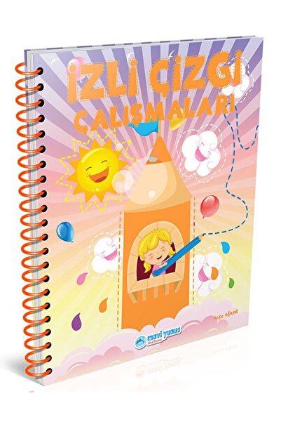 Mavi Yunus Yayınları Mavi Yunus İzli Çizgi Çalışmaları (4-5-6 Yaş)