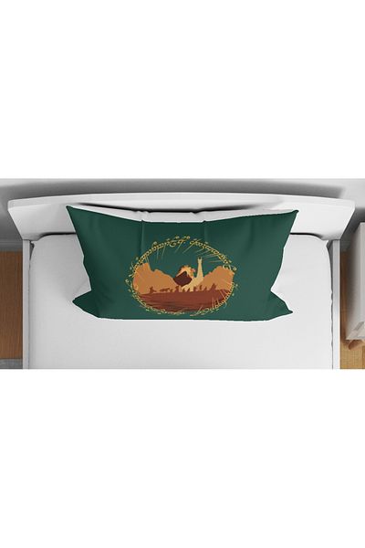 Erays Home Stăpâna Inelelor LOTR Set de lenjerie de pat pentru adolescenți, imprimat 3D
