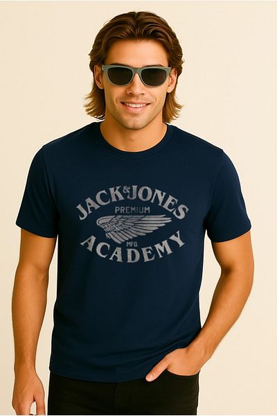 Jack & Jones ТЕНИСКА JPRBLUFREDDY С ОБЛА ВРАТА