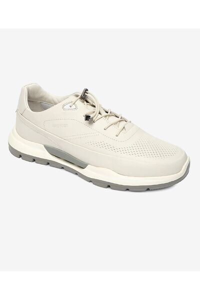 Greyder Erkek Kirli Beyaz Hakiki Deri Spor Ayakkabı 4Y1SA17360