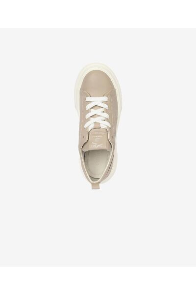 Greyder Kadın Vizon Hakiki Deri Sneaker Ayakkabı 4Y2SA33710