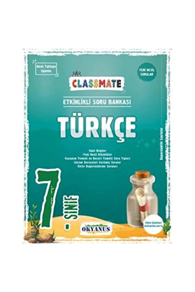 Okyanus Yayınları 7 Sınıf Classmate Türkçe Soru Bankası