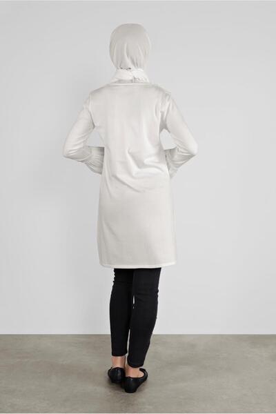 Alvina Slim Knitting Tunic with Volan 41072