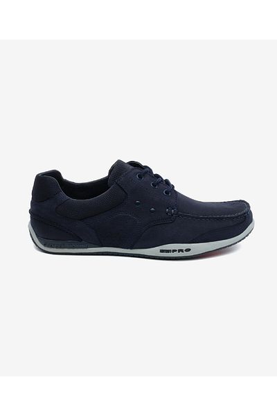 Greyder Pantofi marini din piele naturală albastru bleumarin pentru bărbați 5Y1MA00102