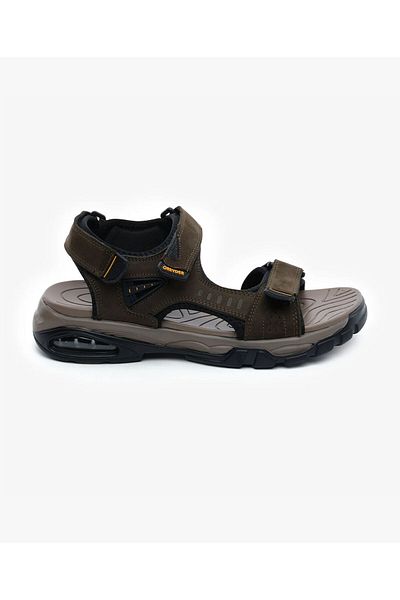 Greyder Sandale pentru bărbați din piele naturală kaki