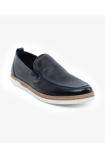 Greyder Men's Black Genuine Leather Casual Shoes 5Y1Ua62624