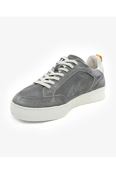 Greyder Erkek Gri Hakiki Deri Sneaker Ayakkabı 5Y1SA18520