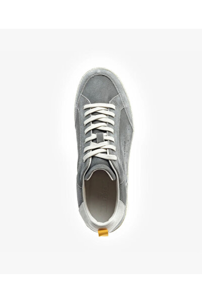 Greyder Erkek Gri Hakiki Deri Sneaker Ayakkabı 5Y1SA18520