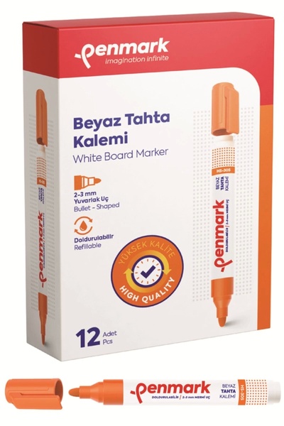 penmark Beyaz Tahta Kalemi Turuncu