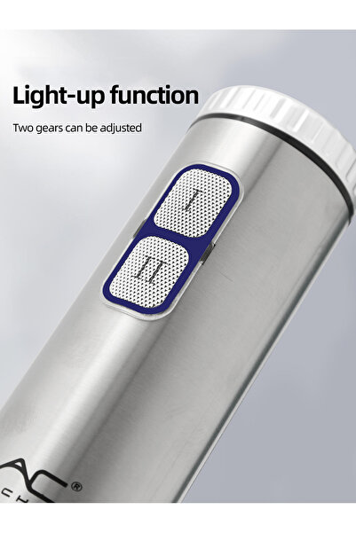 LAC LAICHY خلاط يدوي 1000 واط، سرعتان، شفرة من الفولاذ المقاوم للصدأ، تحكم في السرعة بدون خطوات، L-1202، فضي