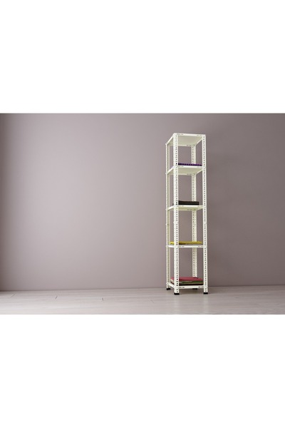 RafBurada 31x31x200 Cm Krem Çok Amaçlı Raf - Gardırop