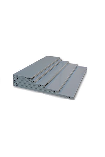 RafBurada Masă Raft din Oțel Galvanizat - Depozit, Arhivă, Cămară, Dosar, Raft pentru Băcănie 43x93 Cm-1,50 Mm
