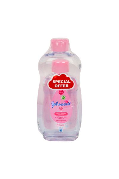 Johnson & Johnson Johnson's Baby Oil Value Pack 500 ml + 200 ml Gentle Moisture Lock for Baby’s Soft & Smooth Skin
